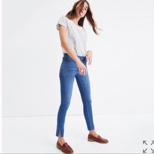 Madewell 9” High Rise Split Hem in Bonita Wash